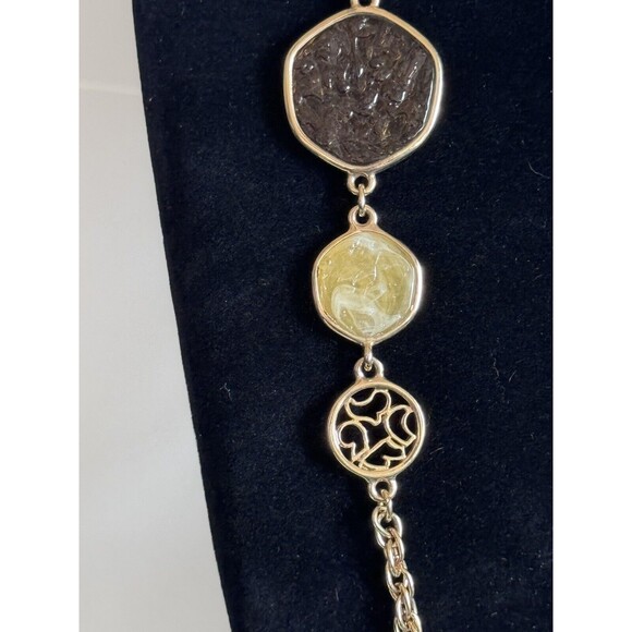 Vintage Sarah Coventry 'Taste of Honey' Necklace - 38 Inches - Picture 4 of 8